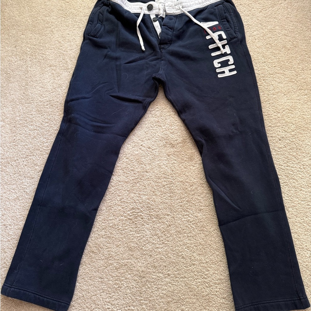 Abercrombie & Fitch Black Sweatpants